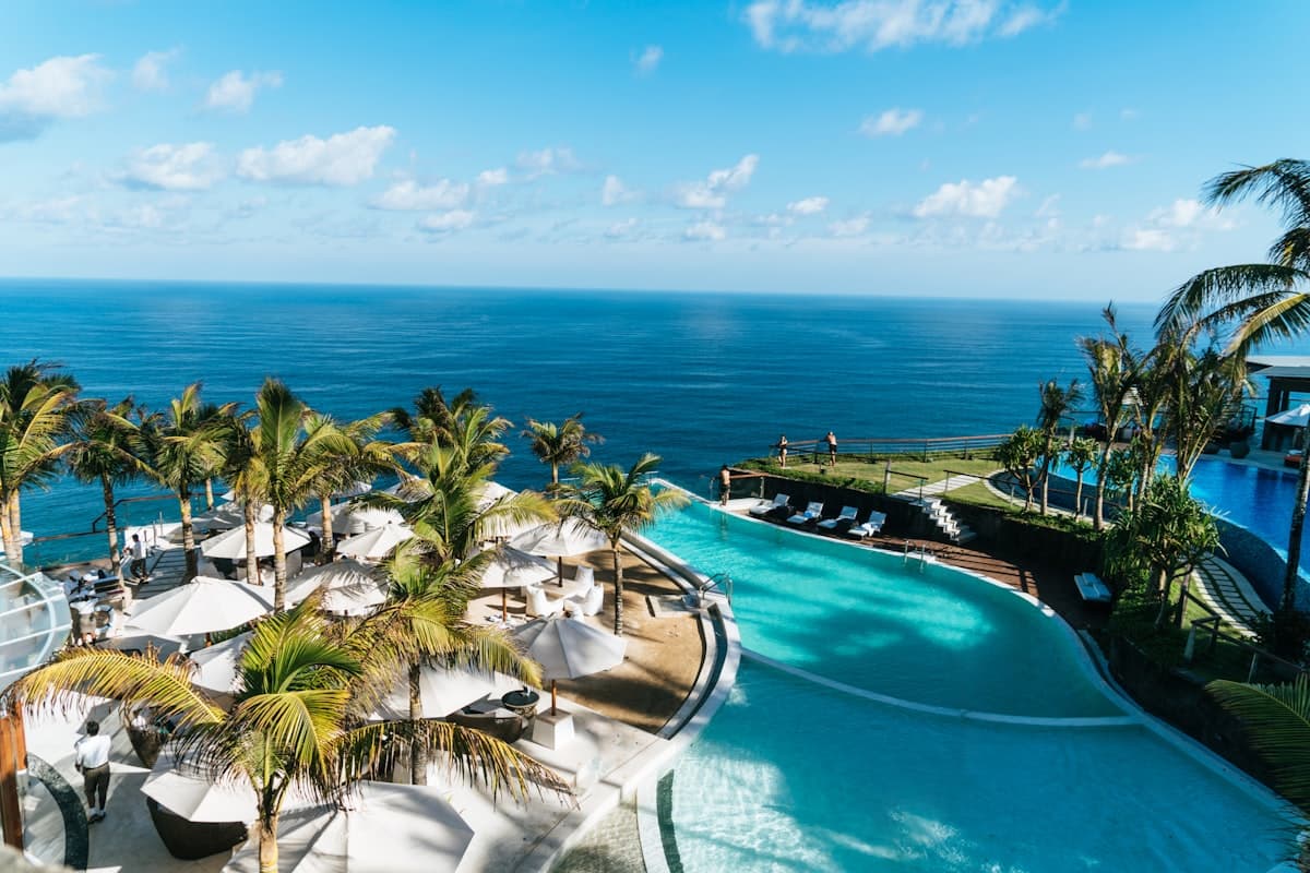 Exclusive infinity pool overlooking the ocean